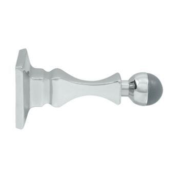 3 1/2" Baseboard Door Bumper, Solid Brass - New York Hardware Online