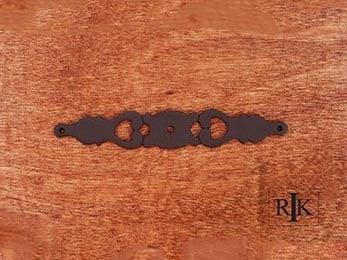 Contemporary Plate with One Hole 6" (152mm) - Oil Rubbed Bronze - New York Hardware Online