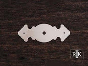 Decorative Plate with One Hole 3 1/2" (89mm) - Pewter - New York Hardware Online