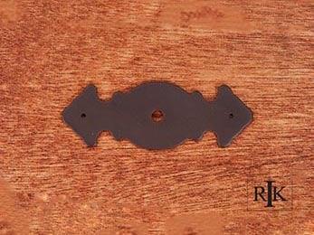 Decorative Plate with One Hole 3 1/2" (89mm) - Oil Rubbed Bronze - New York Hardware Online