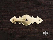 Decorative Plate with One Hole 3 1/2" (89mm) - Polished Brass - New York Hardware Online