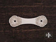 Daisy Pull Backplate 4 3/8" (111mm) - Pewter - New York Hardware Online