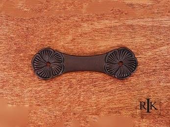 Daisy Pull Backplate 4 3/8" (111mm) - Oil Rubbed Bronze - New York Hardware Online