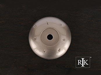 Distressed Knob Backplate 1 9/16" (40mm) - Pewter - New York Hardware Online