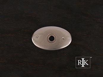 Distressed Oval Backplate 1 1/2" (38mm) - Pewter - New York Hardware Online