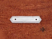 Rope Pull Backplate 5 3/8" (137mm) - Chrome - New York Hardware