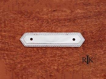 Rope Pull Backplate 5 3/8" (137mm) - Chrome - New York Hardware