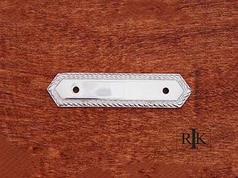 Rope Pull Backplate 4 7/8" (124mm) - Chrome - New York Hardware
