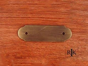 Smooth Pull Backplate 4 3/8" (111mm) - Antique English - New York Hardware