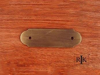 Smooth Pull Backplate 4 3/8" (111mm) - Antique English - New York Hardware