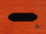 Smooth Pull Backplate 4 3/8" (111mm) - Black - New York Hardware