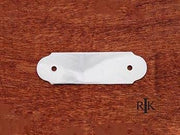 Smooth Pull Backplate 4 3/8" (111mm) - Chrome - New York Hardware