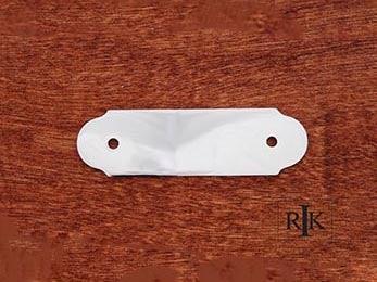 Smooth Pull Backplate 4 3/8" (111mm) - Chrome - New York Hardware