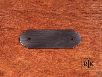 Smooth Pull Backplate 4 3/8" (111mm) - Distressed Nickel - New York Hardware
