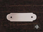 Smooth Pull Backplate 4 3/8" (111mm) - Pewter - New York Hardware