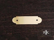 Smooth Pull Backplate 4 3/8" (111mm) - Polished Brass - New York Hardware