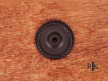 Rope Single Hole Backplate 1 5/8" (41mm) - Oil Rubbed Bronze - New York Hardware