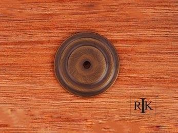 Plain Single Hole Backplate 1 5/8" (41mm) - Antique English - New York Hardware Online