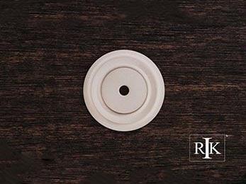 Plain Single Hole Backplate 1 5/8" (41mm) - Pewter - New York Hardware Online