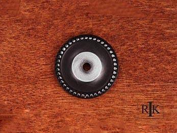 Beaded Single Hole Backplate 1 5/8" (41mm) - New York Hardware Online