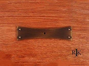 Bent Rectangular One Hole Backplate 4 5/8" (117mm) - New York Hardware Online