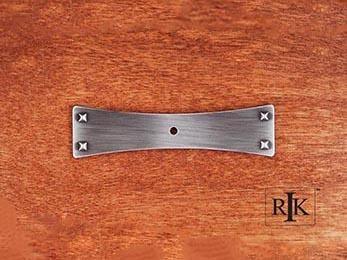 Bent Rectangular One Hole Backplate 4 5/8" (117mm) - New York Hardware Online