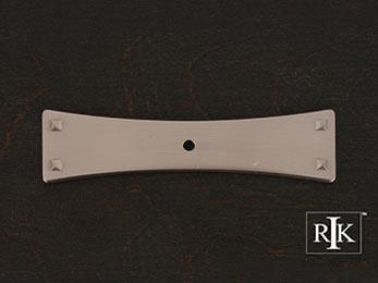 Bent Rectangular One Hole Backplate 4 5/8" (117mm) - New York Hardware Online