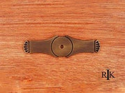 Curved Gill Ends Backplate 4" (102mm) - Antique English - New York Hardware Online