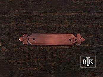 Backplate with Spade Ends  5 1/2" (140mm) - New York Hardware Online