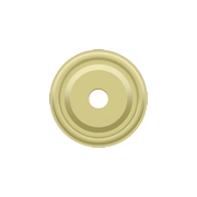 Raised Knob Base Plate by Deltana - 1" - Polished Brass - New York Hardware