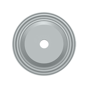Raised Knob Base Plate by Deltana - 1-1/2" - Brushed Chrome - New York Hardware