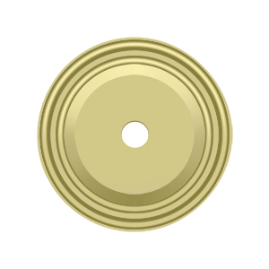 Raised Knob Base Plate by Deltana - 1-1/2" - Polished Brass - New York Hardware
