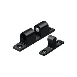 Ball Tension Catch by Deltana - 2-1/4" x 1/2" - Paint Black - New York Hardware