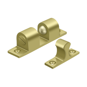 Ball Tension Catch by Deltana - 3" x 3/4" - Polished Brass - New York Hardware