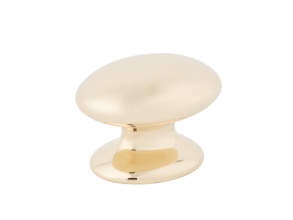 Bakes Cabinet Knob by Armac Martin - 38mm - Polished Brass Unlacquered