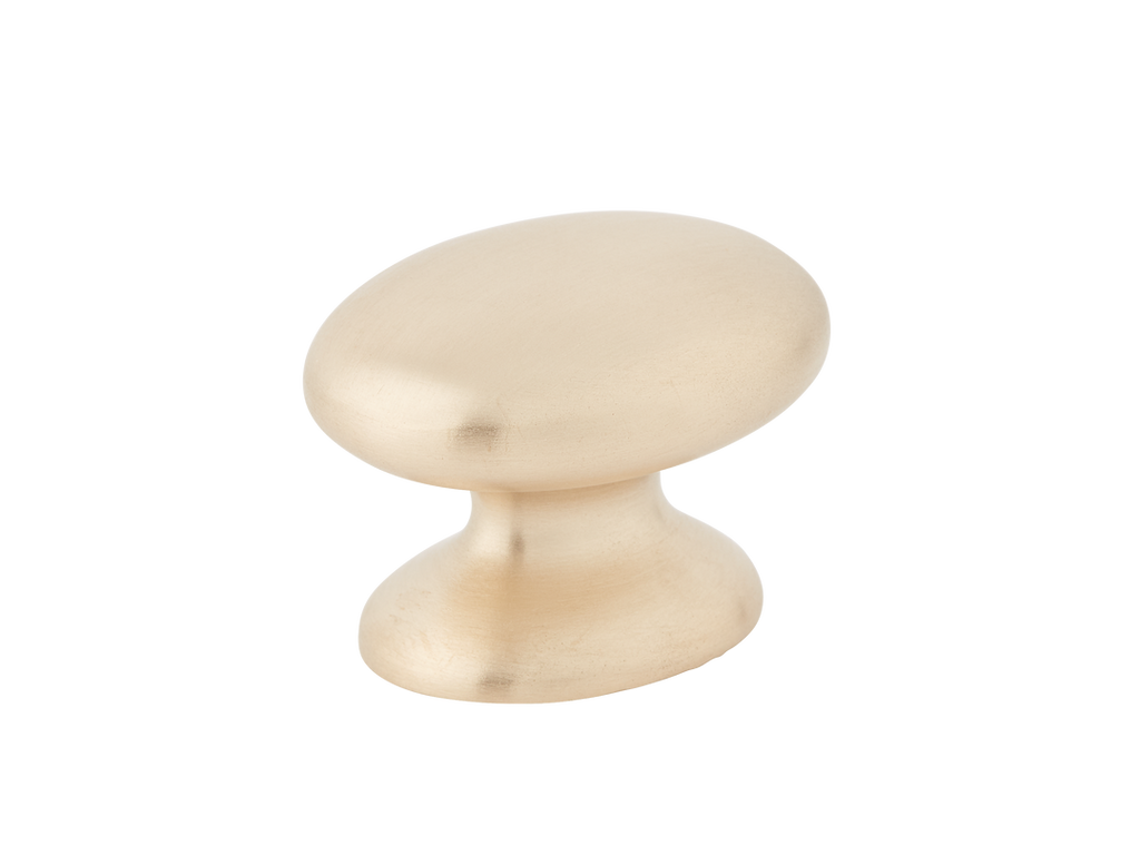 Bakes Cabinet Knob by Armac Martin - 25mm - Satin Brass Unlacquered