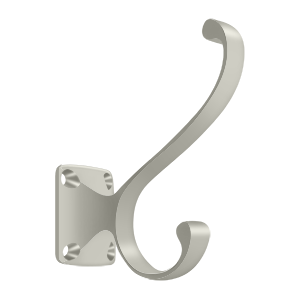 Heavy Duty Coat Hook by Deltana -  - Brushed Nickel - New York Hardware