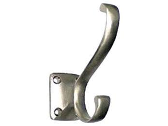 Heavy Duty, Coat & Hat Hook - Satin Nickel - New York Hardware Online