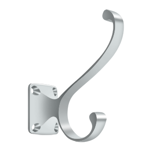 Heavy Duty Coat Hook by Deltana -  - Polished Chrome - New York Hardware