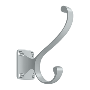 Heavy Duty Coat Hook by Deltana -  - Brushed Chrome - New York Hardware