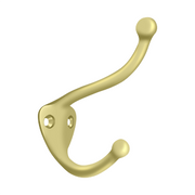Hook by Deltana -  - Polished Brass - New York Hardware