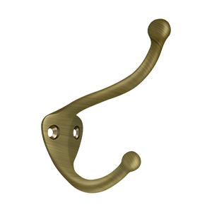 Hook by Deltana -  - Antique Brass - New York Hardware