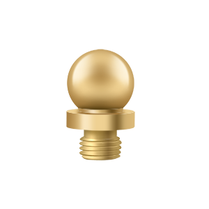 Solid Brass Ornate Tip Finals by Deltana -  - PVD Polished Brass - New York Hardware