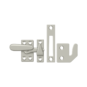 Small Casement Fastener Window Lock by Deltana -  - Brushed Nickel - New York Hardware