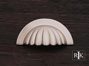 Heavy Half Melon Cup Pull 3 5/8" (92mm) - Pewter - New York Hardware Online