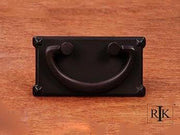 Rectangular Plated Bail Pull  3 3/4" (95mm) - Oil Rubbed Bronze - New York Hardware Online