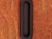 Thick Oval Flush Pull 5 1/2" (140mm) - Oil Rubbed Bronze - New York Hardware