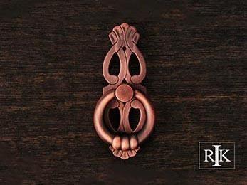 1" Ring with Ornate Plate - New York Hardware Online