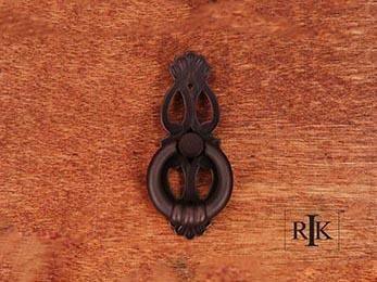 1" Ring with Ornate Plate - New York Hardware Online