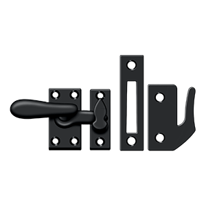 Medium Casement Fastener Window Lock by Deltana -  - Paint Black - New York Hardware